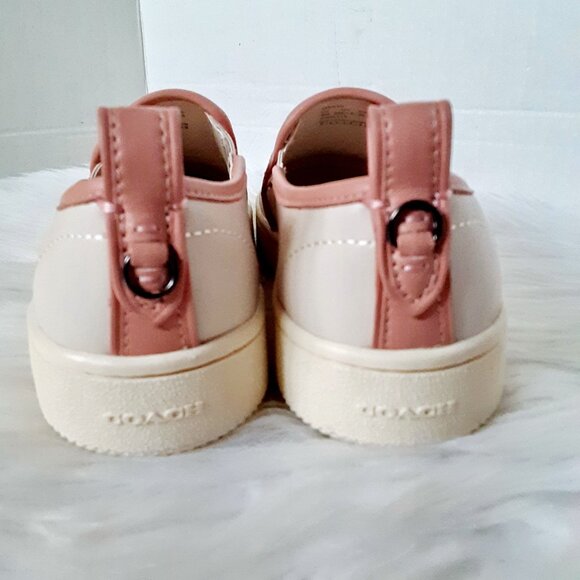 Coach G5310 Women's Loafer Pink Leather Shoes size 9B - Picture 5 of 9